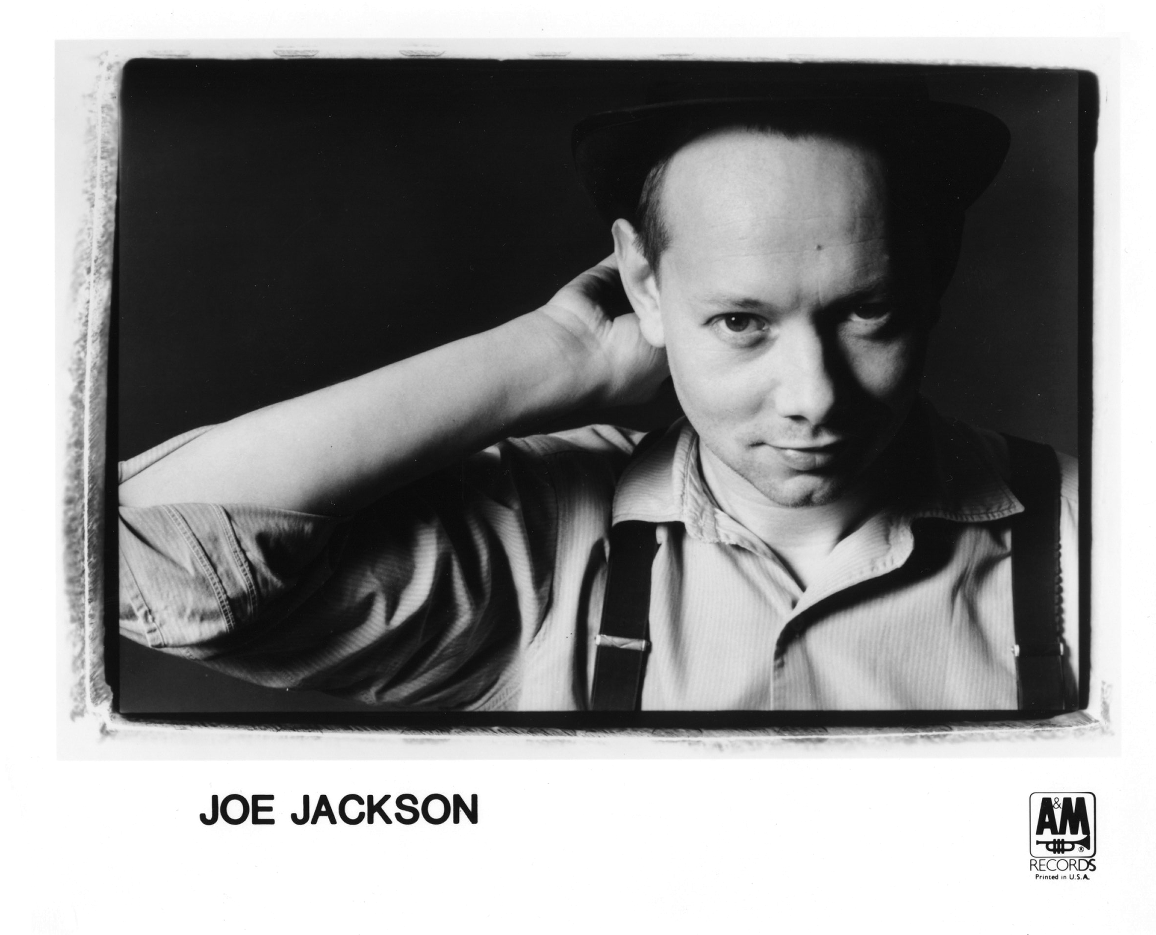 【稀少】公式プロモフォト 大判写真 ジョー・ジャクソン JOE JACKSON A＆M RECORDS OFFICIAL PROMO PHOTO
